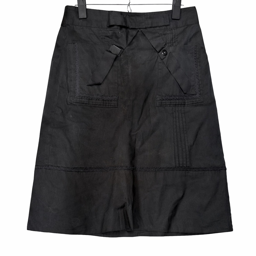 Anthropologie Black A-Line Skirt